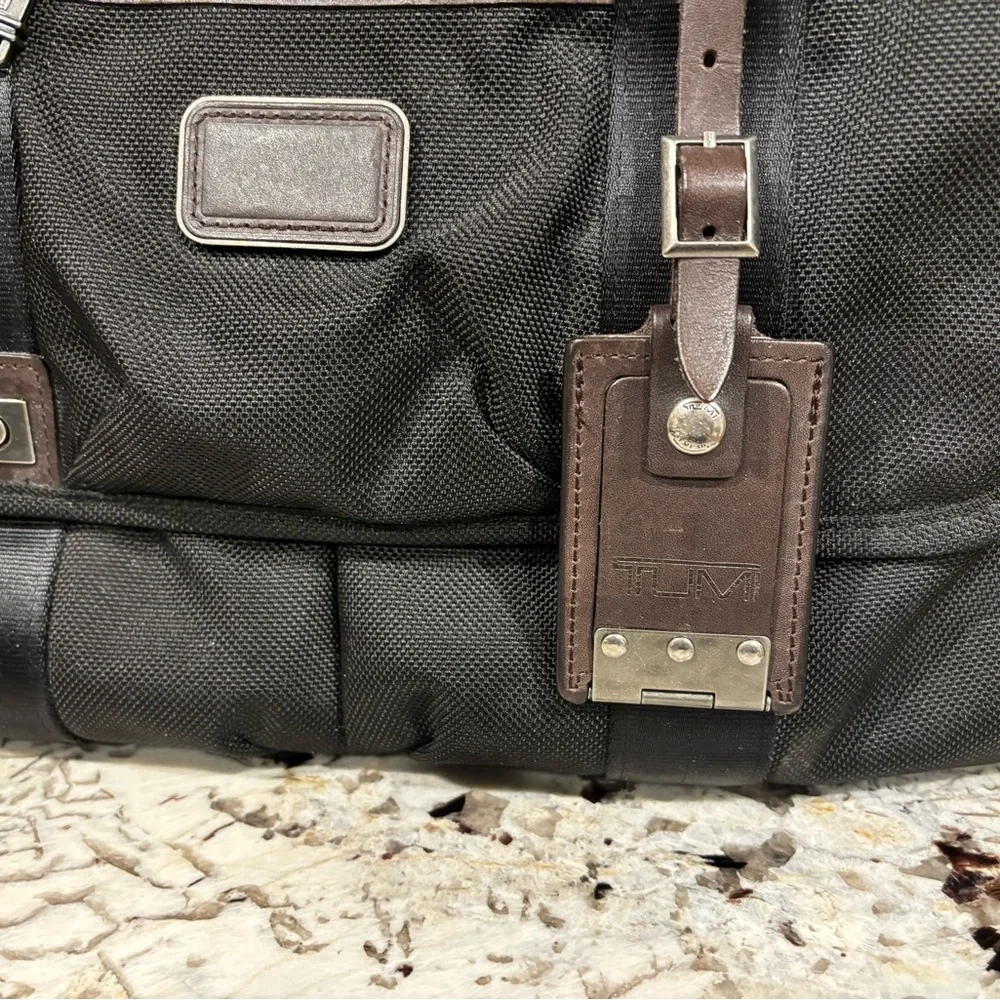 Tumi Black and Brown Men's Briefcase